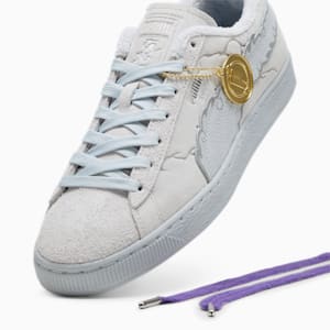 Puma future rider soft 38114106 womens gray suede lifestyle sneakers shoes, Style of the Puma Basket Heart DE, extralarge